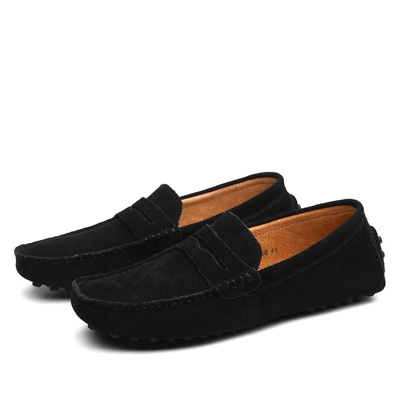Louis - Mocassins suède italiens Homme