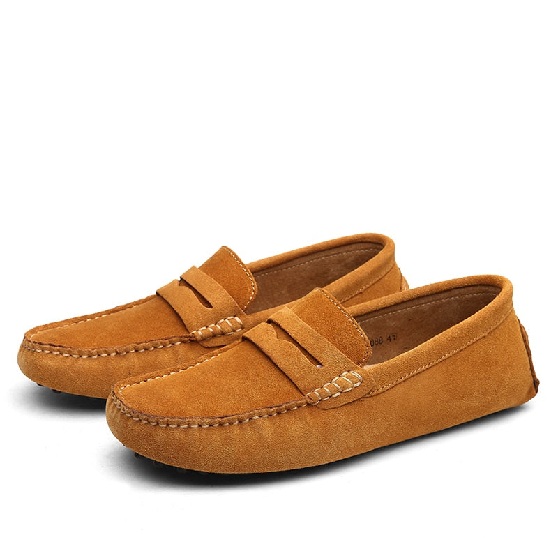 Louis - Mocassins suède italiens Homme
