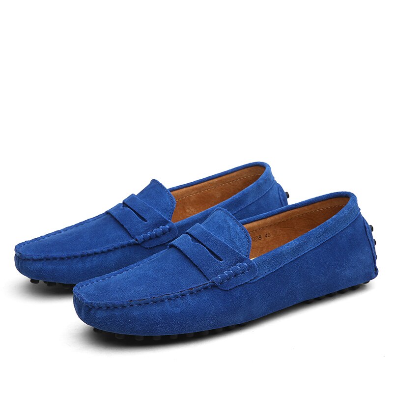 Louis - Mocassins suède italiens Homme