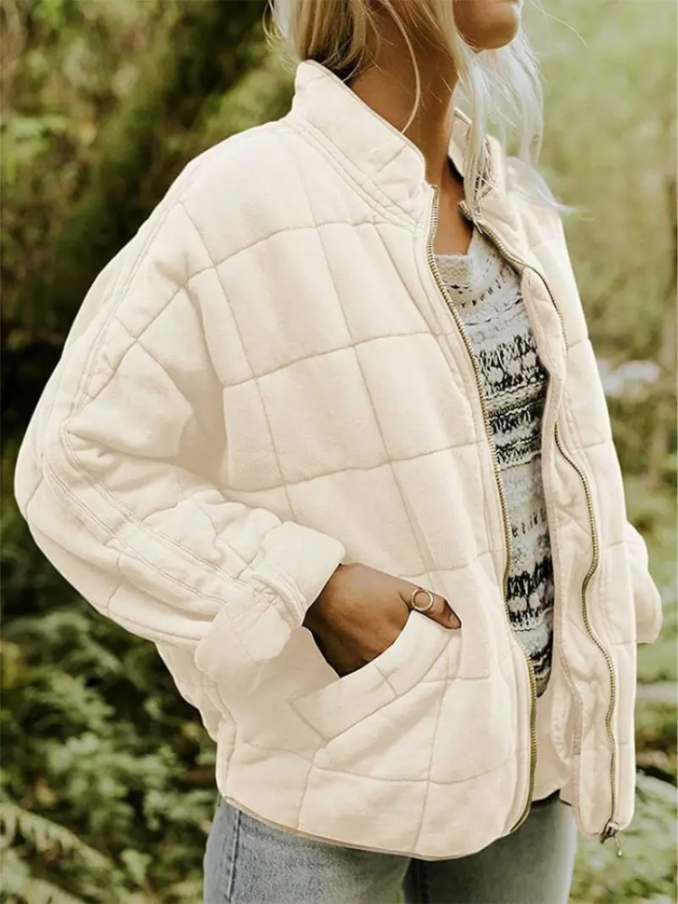 Élodie - Doudoune Élégante Oversize Zippée