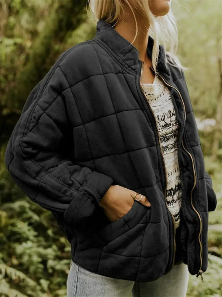 Élodie - Doudoune Élégante Oversize Zippée