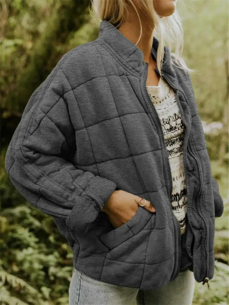 Élodie - Doudoune Élégante Oversize Zippée