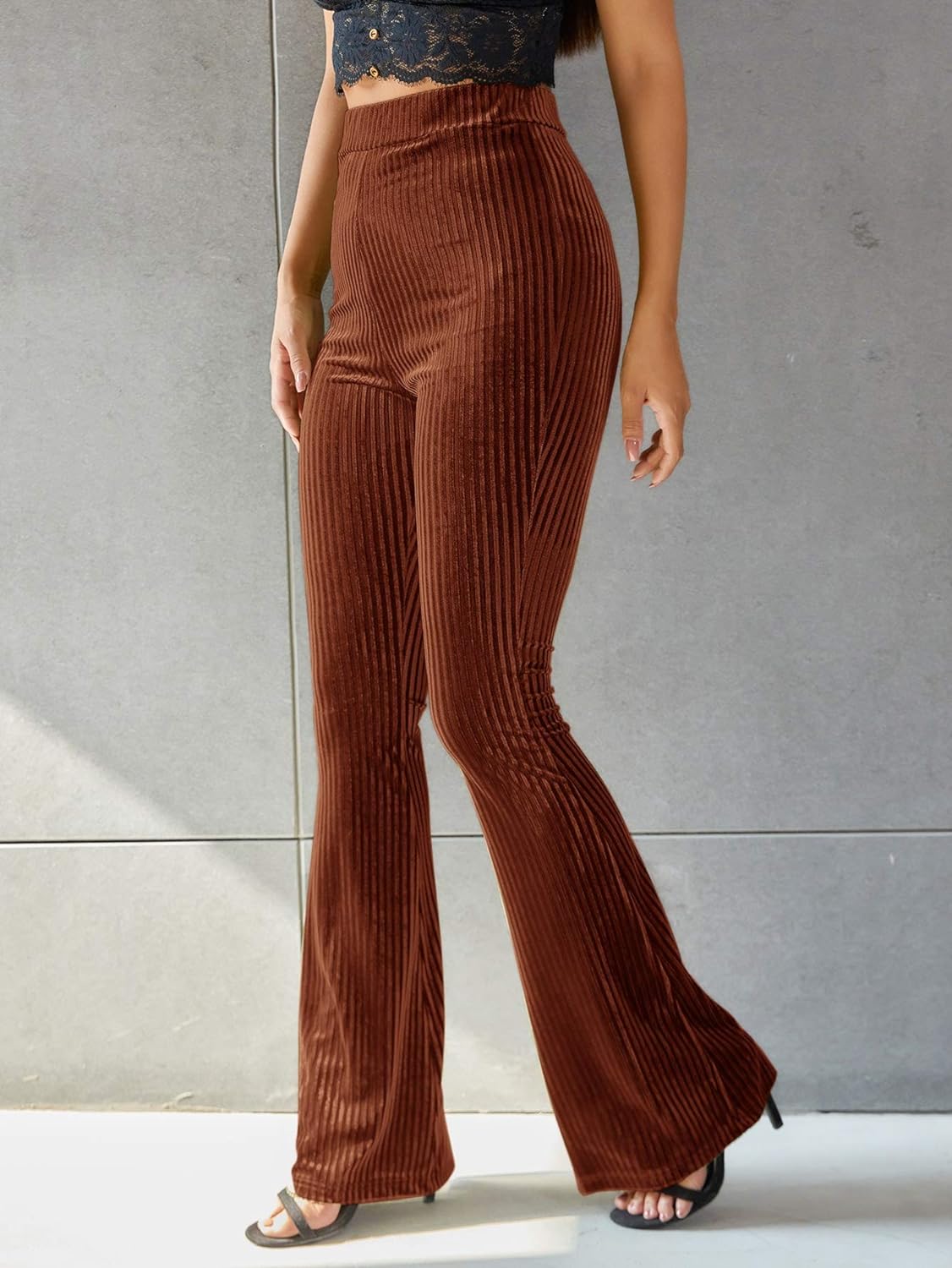 Céline - Pantalon Velours Évasé