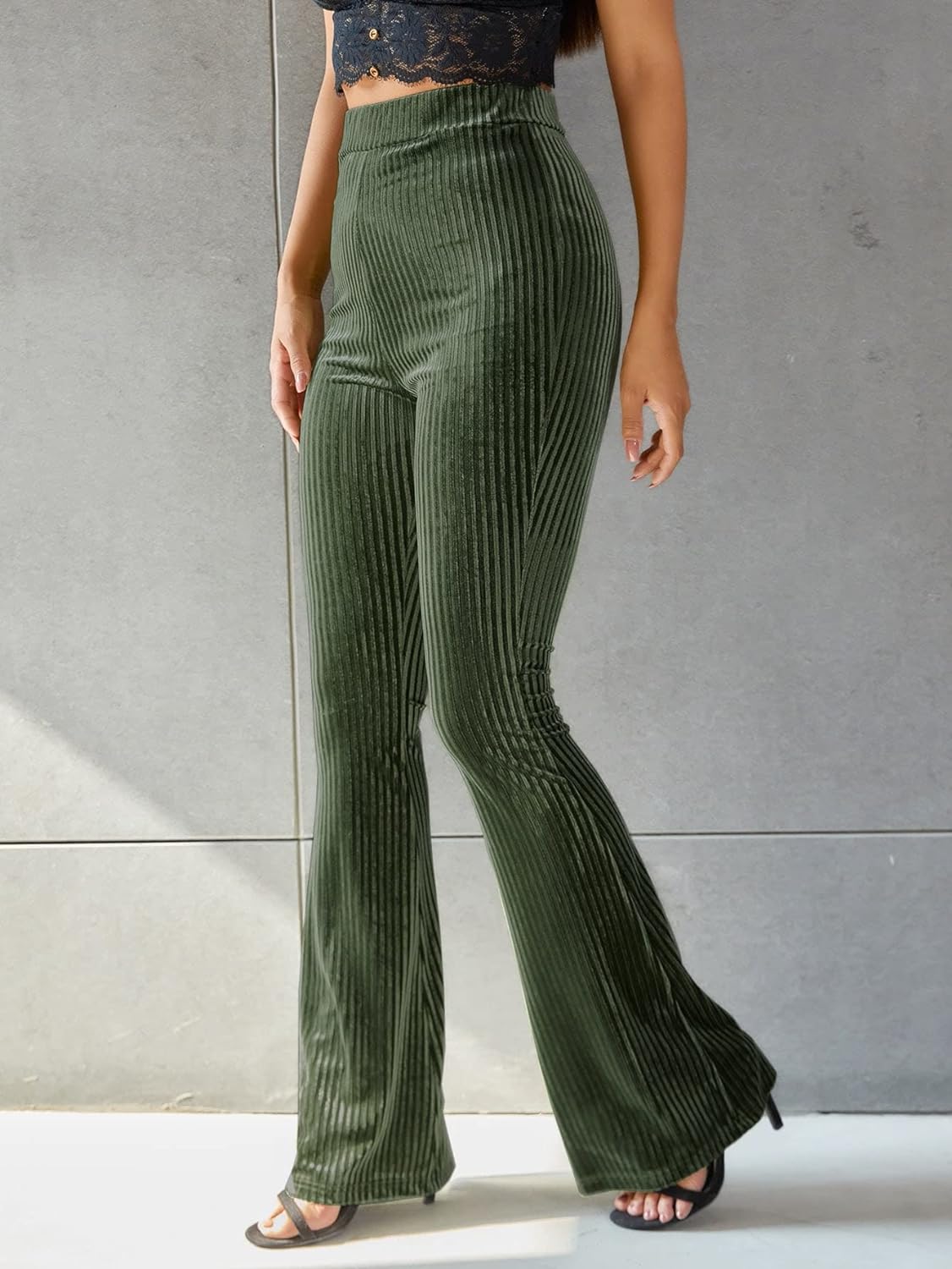 Céline - Pantalon Velours Évasé