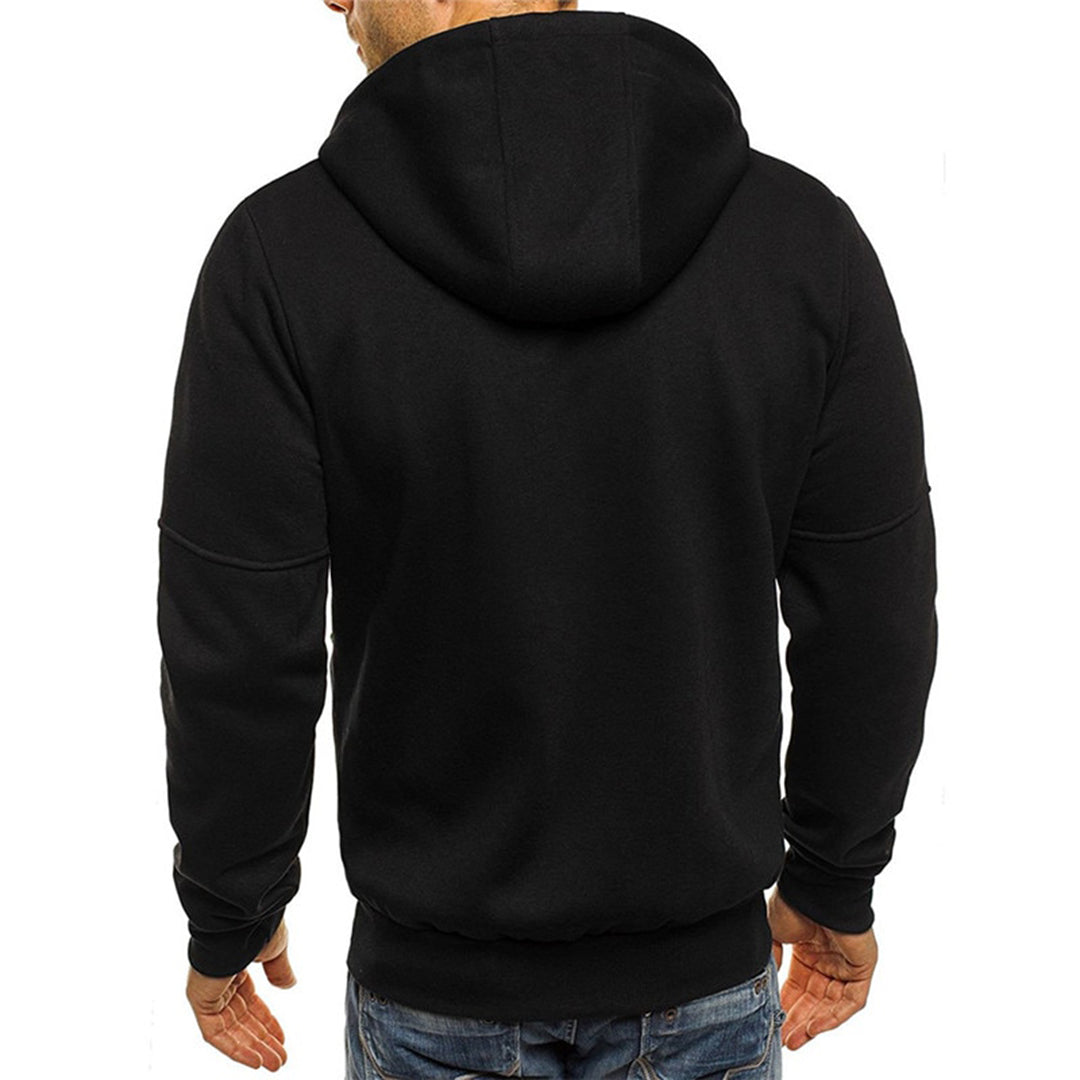 Léon - Pull Sweat Zippé Capuche Sportswear Confort Homme