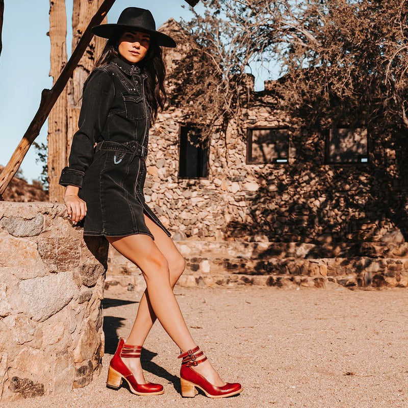Michèle | Bottines Élégantes Cuir à Talon