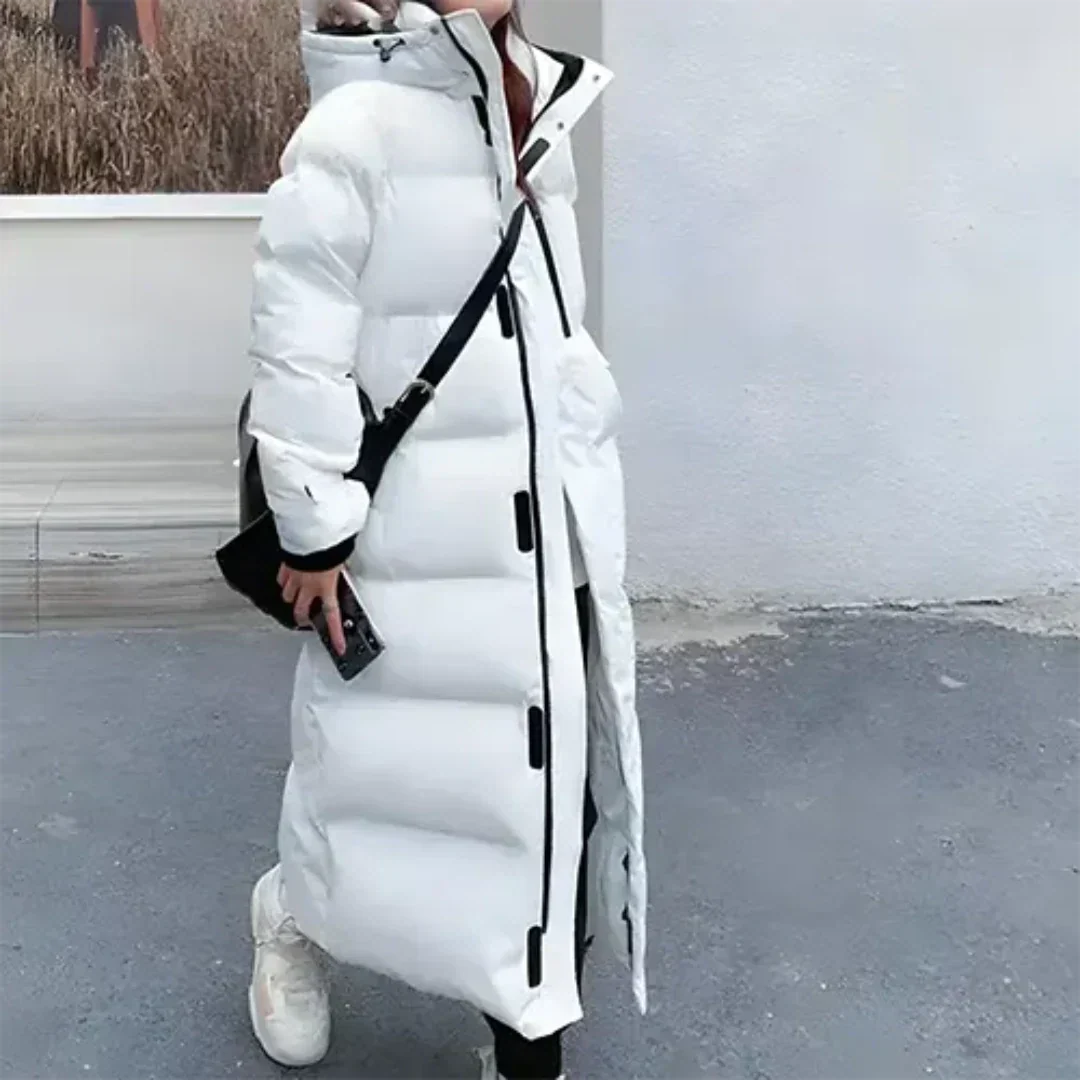Karine - Doudoune Raffinée Oversize à Capuche