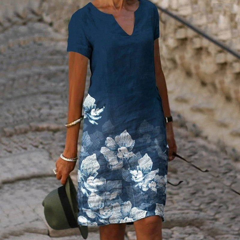 Karine - Robe D'Été Légère Imprimé Floral Femme