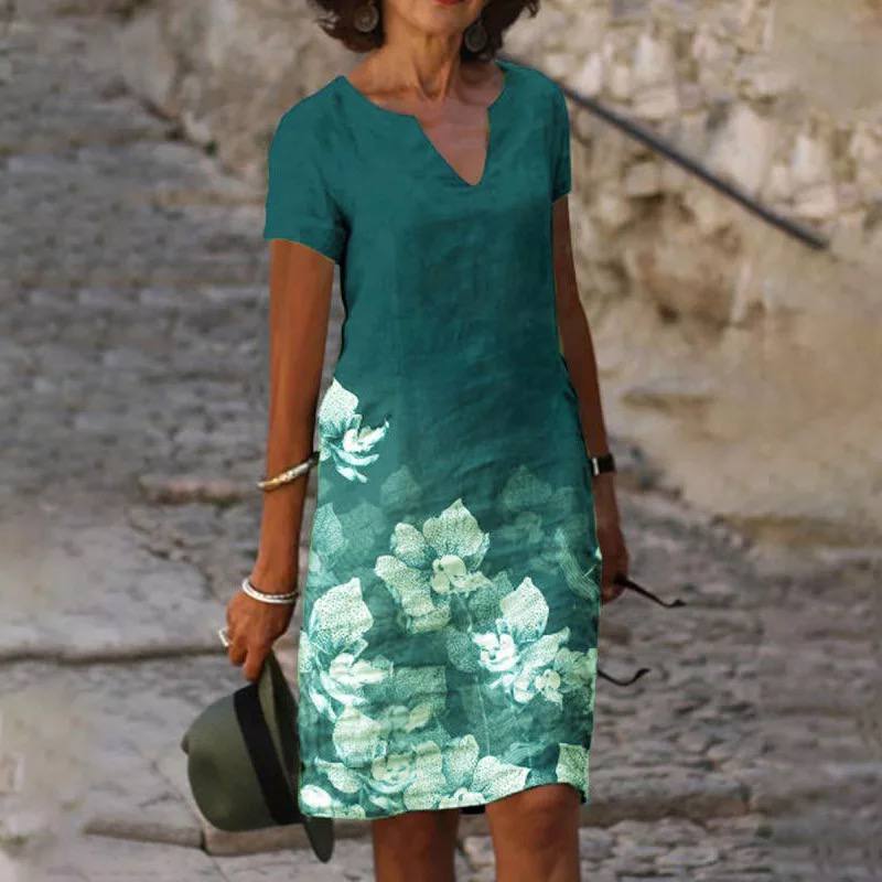 Karine - Robe D'Été Légère Imprimé Floral Femme