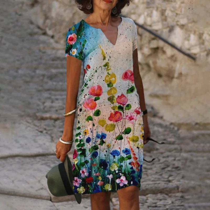 Karine - Robe D'Été Légère Imprimé Floral Femme