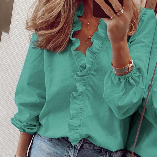 Mireille - Blouse d'été en lin - Allure fraîche - Femme