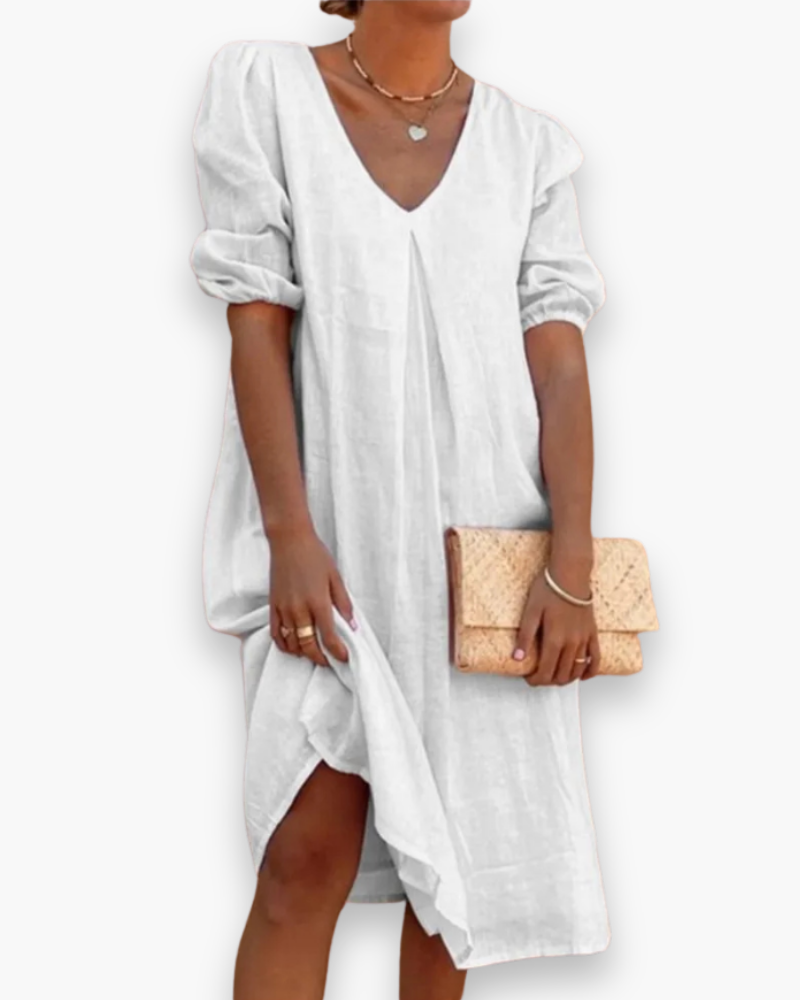 Mesdames Elegant Midikleid | Robe d'été midi 2