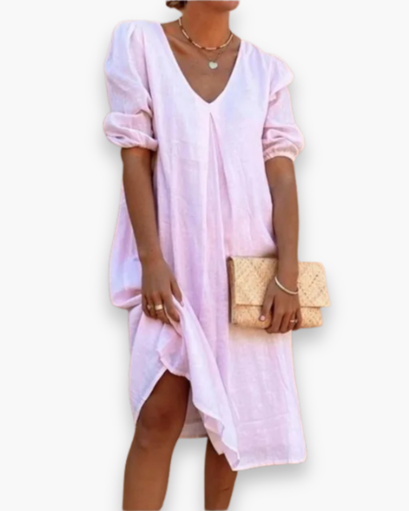 Mesdames Elegant Midikleid | Robe d'été midi 5