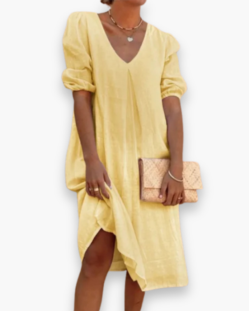 Mesdames Elegant Midikleid | Robe d'été midi 6