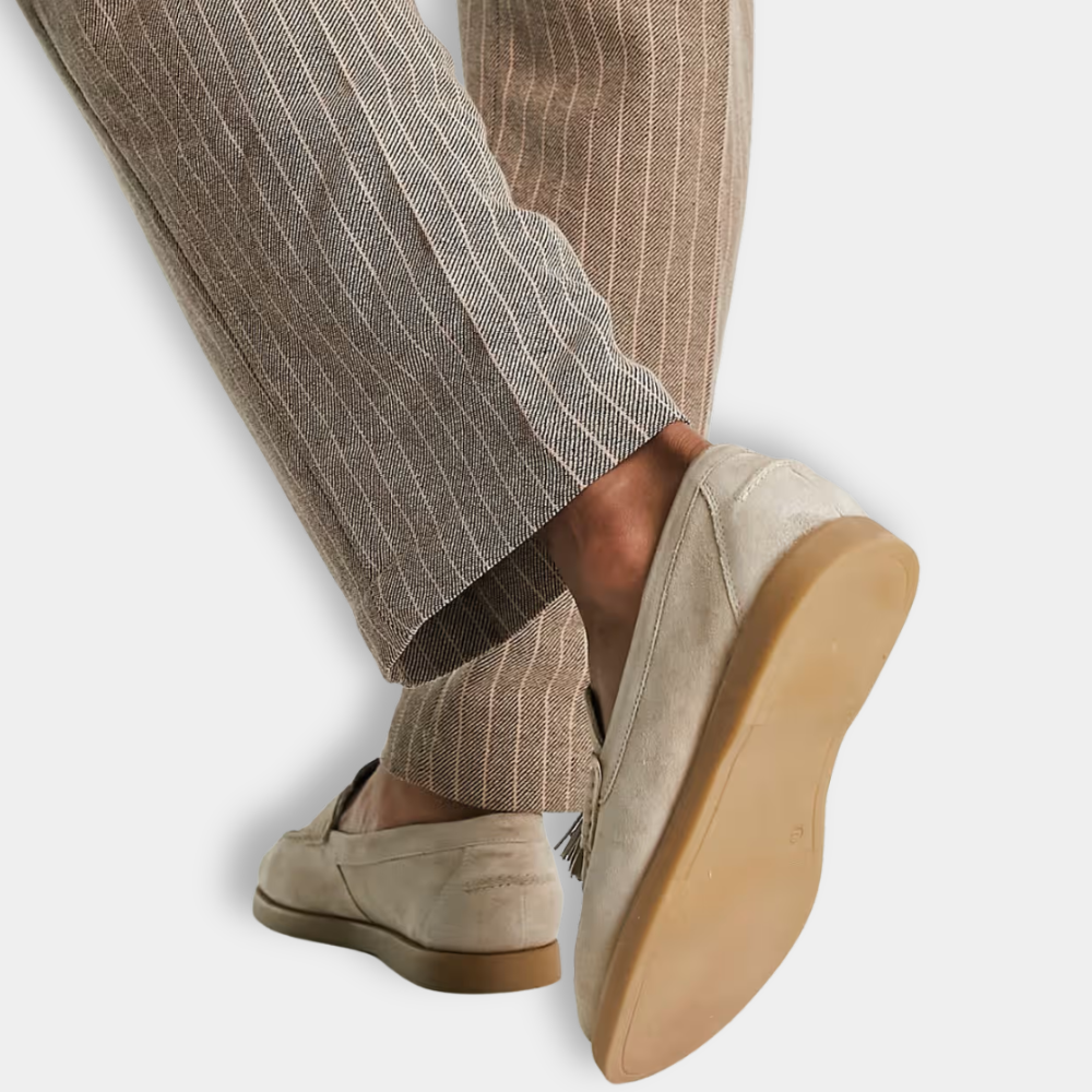 Didier - Mocassins en daim élégant homme