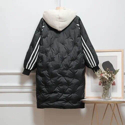 Danielle - Doudoune Chic Longue Zippée