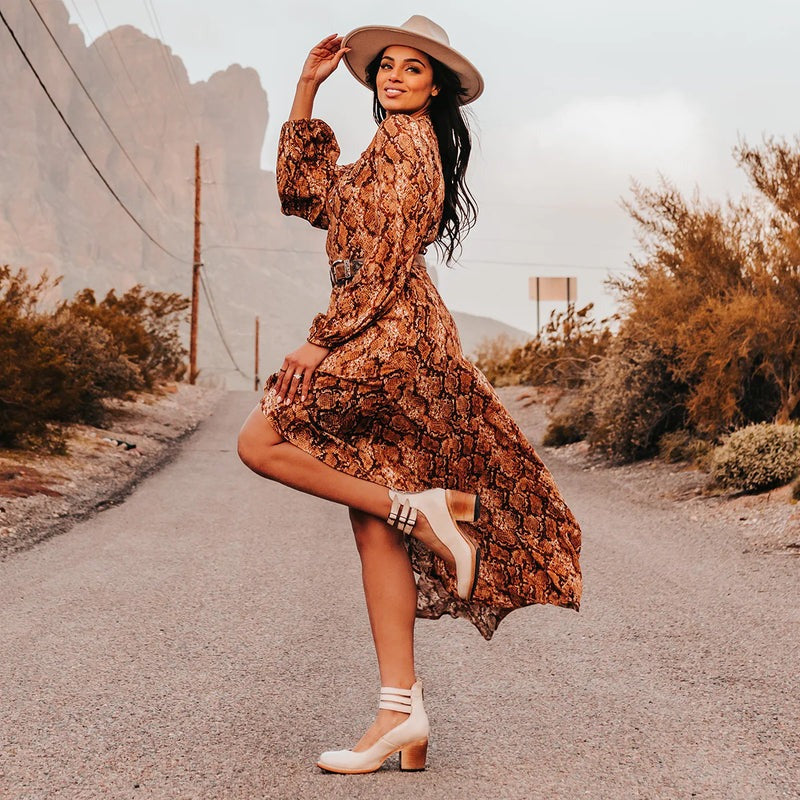 Michèle | Bottines Élégantes Cuir à Talon