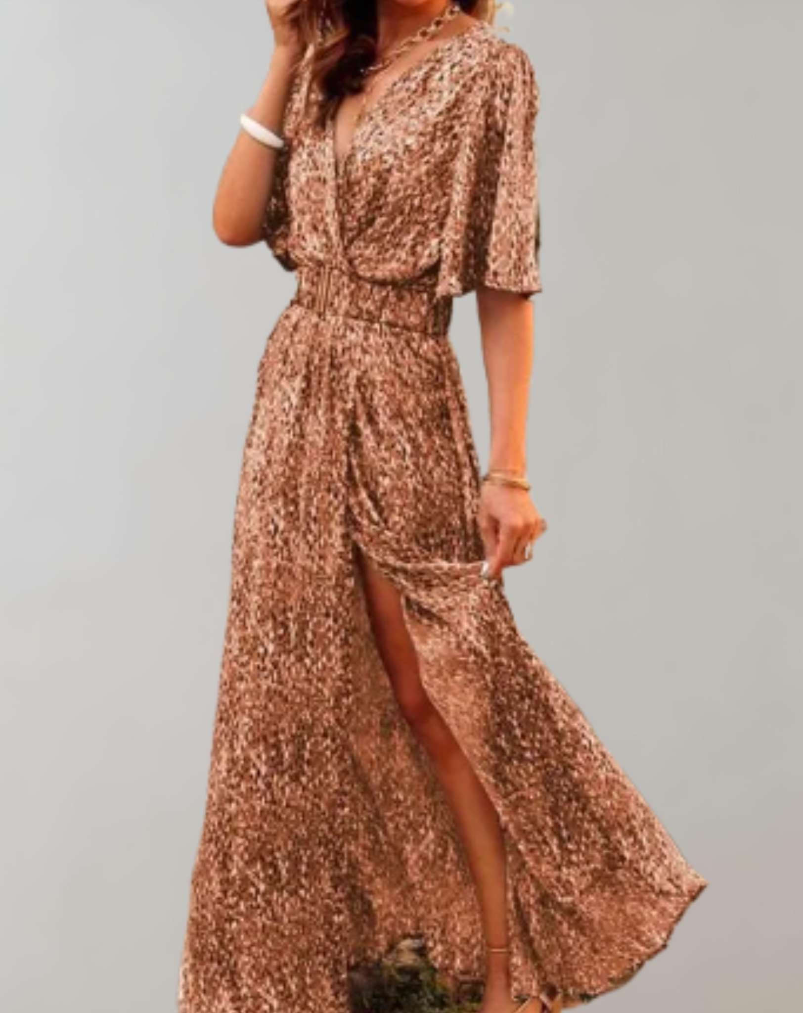 Julie - Robe Longue Femme Bohème Élégante