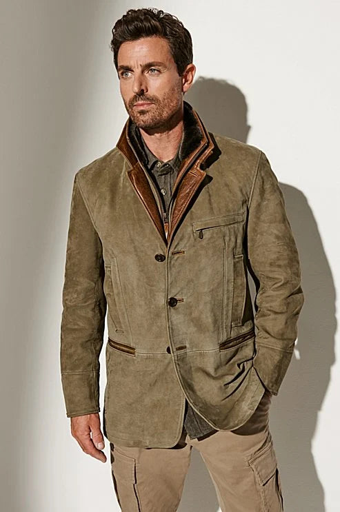 Marc | Veste Chic Daim Classique