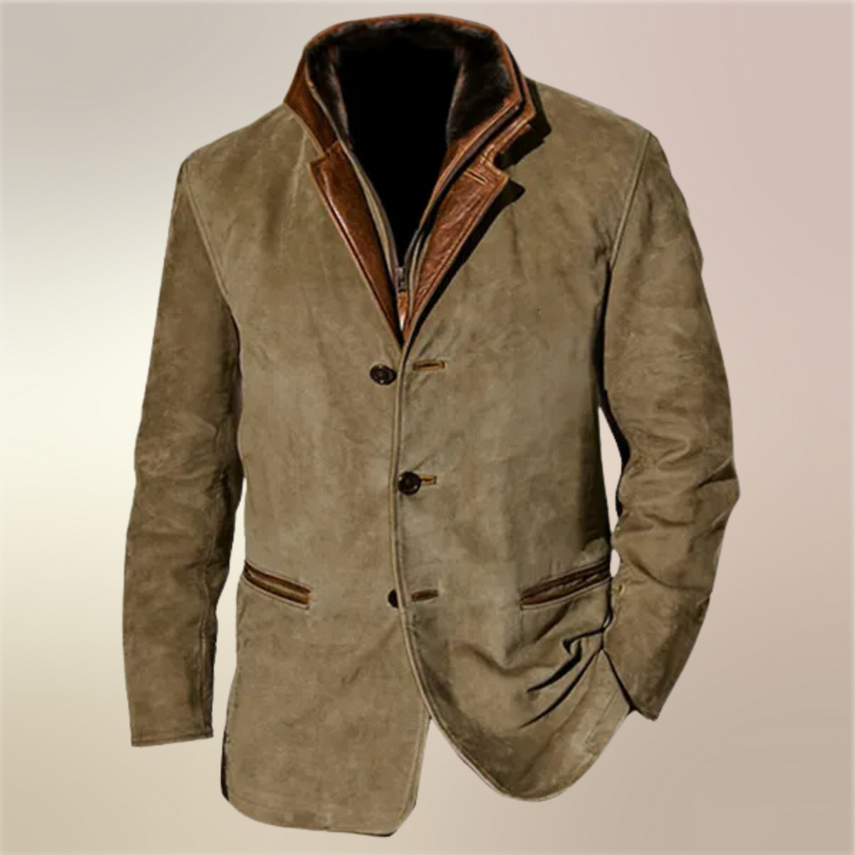 Marc | Veste Chic Daim Classique