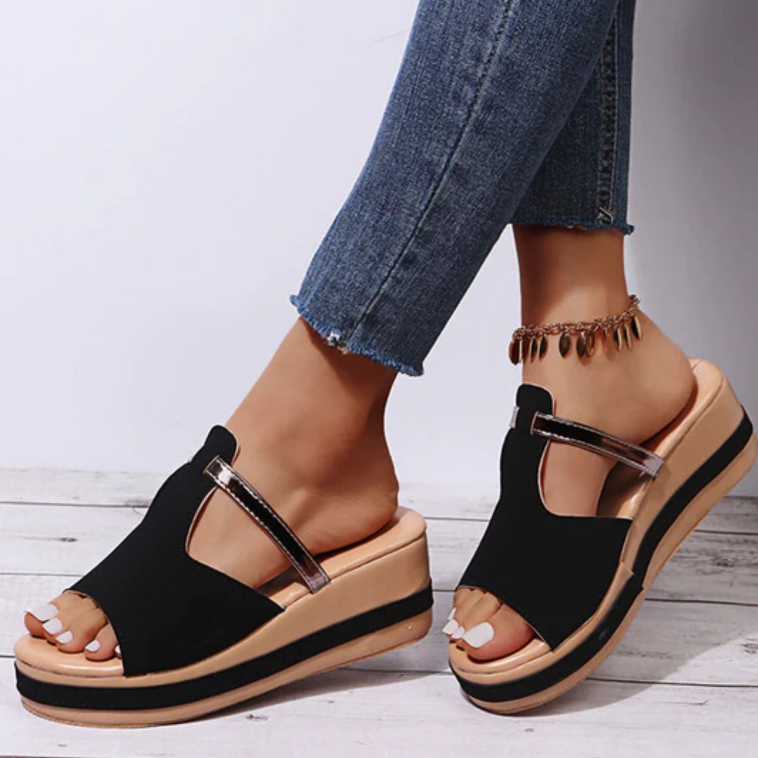 Laurine - Sandales orthopédiques - Antidérapantes, Femme