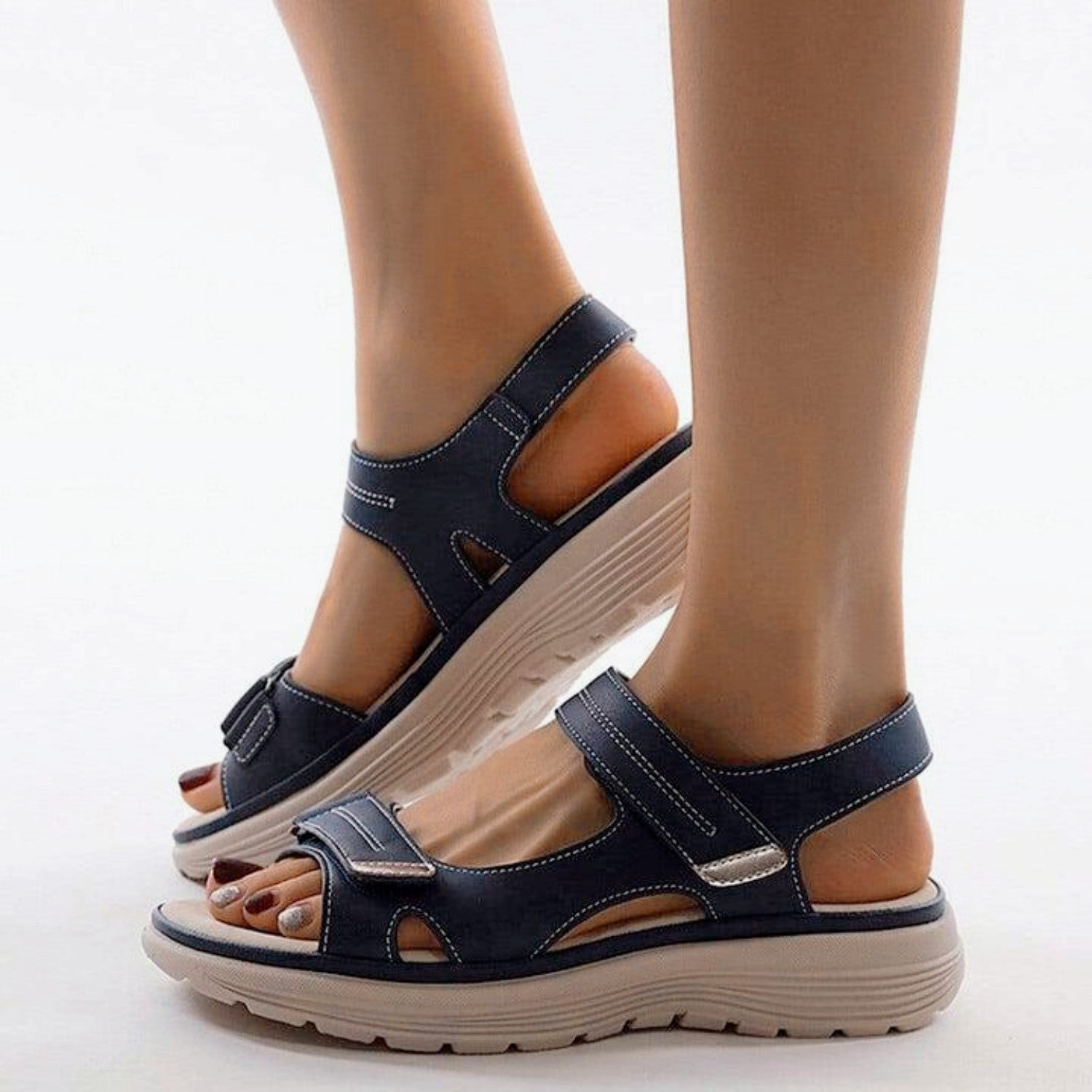 Ève - Sandales orthopédiques - Spécial hallux valgus, Ajustées, Femme