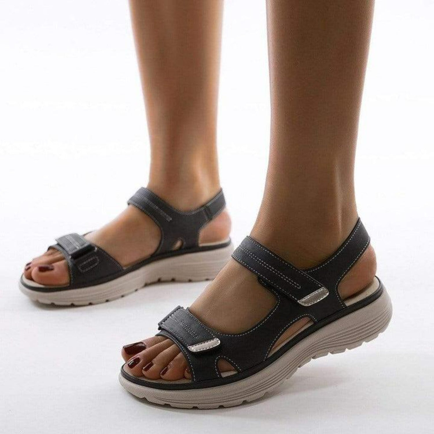 Ève - Sandales orthopédiques - Spécial hallux valgus, Ajustées, Femme