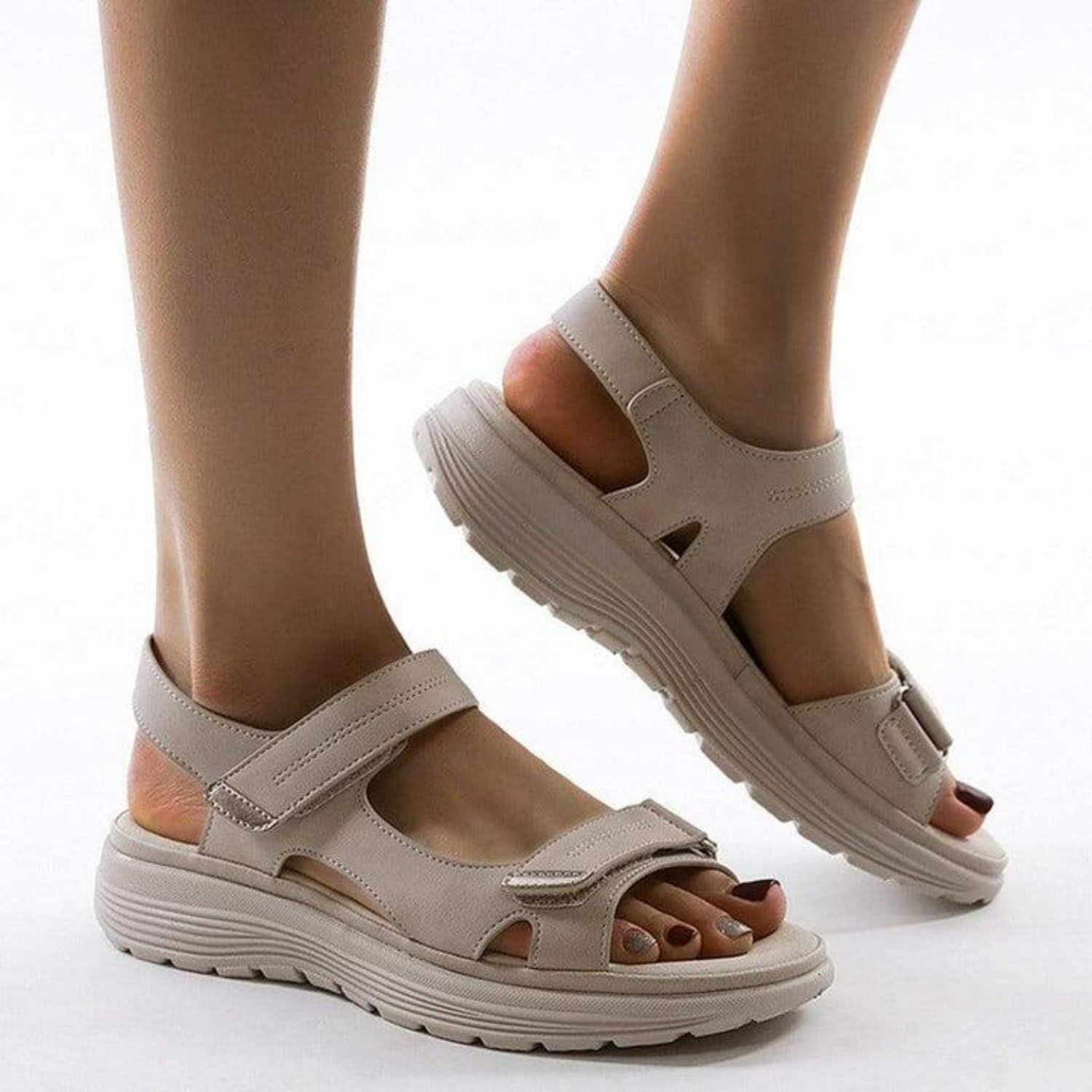 Ève - Sandales orthopédiques - Spécial hallux valgus, Ajustées, Femme