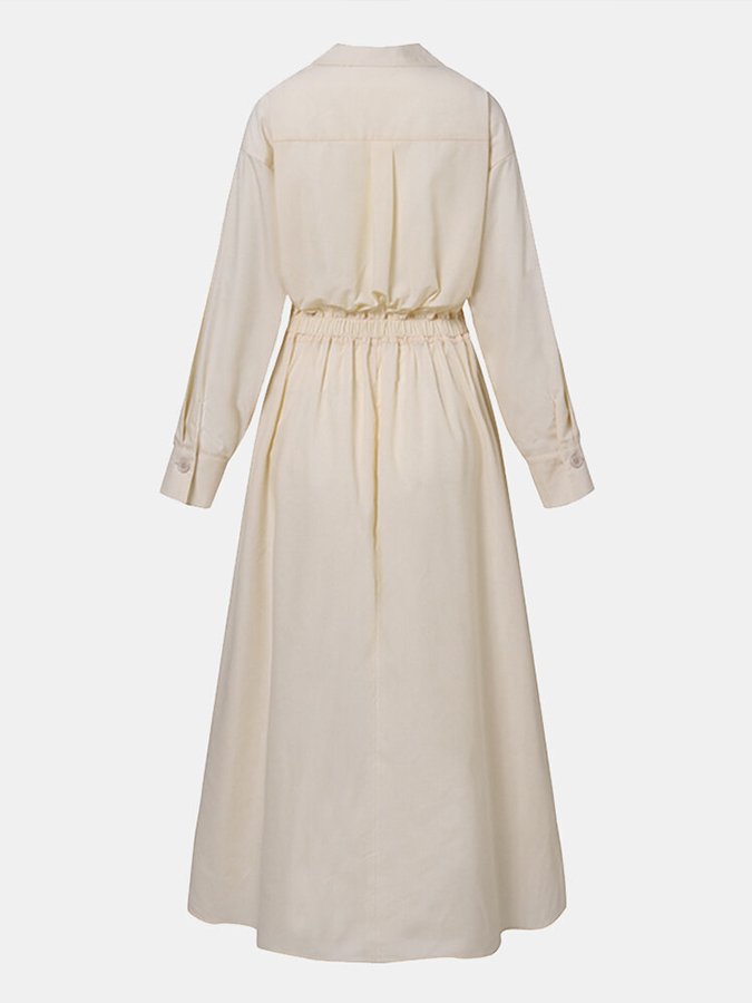 Margot - Robe longue plissée élégante