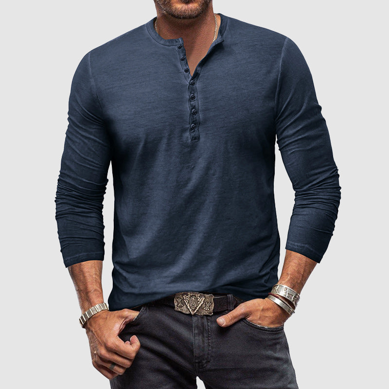 Jules - T-shirt Henley Homme