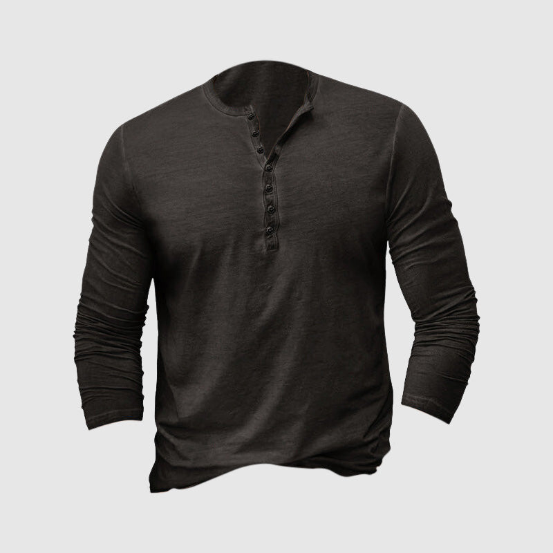 Jules - T-shirt Henley Homme