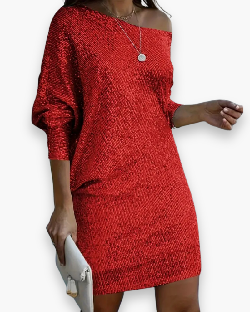 Robe de fête scintillante pour les dames | Midi 1