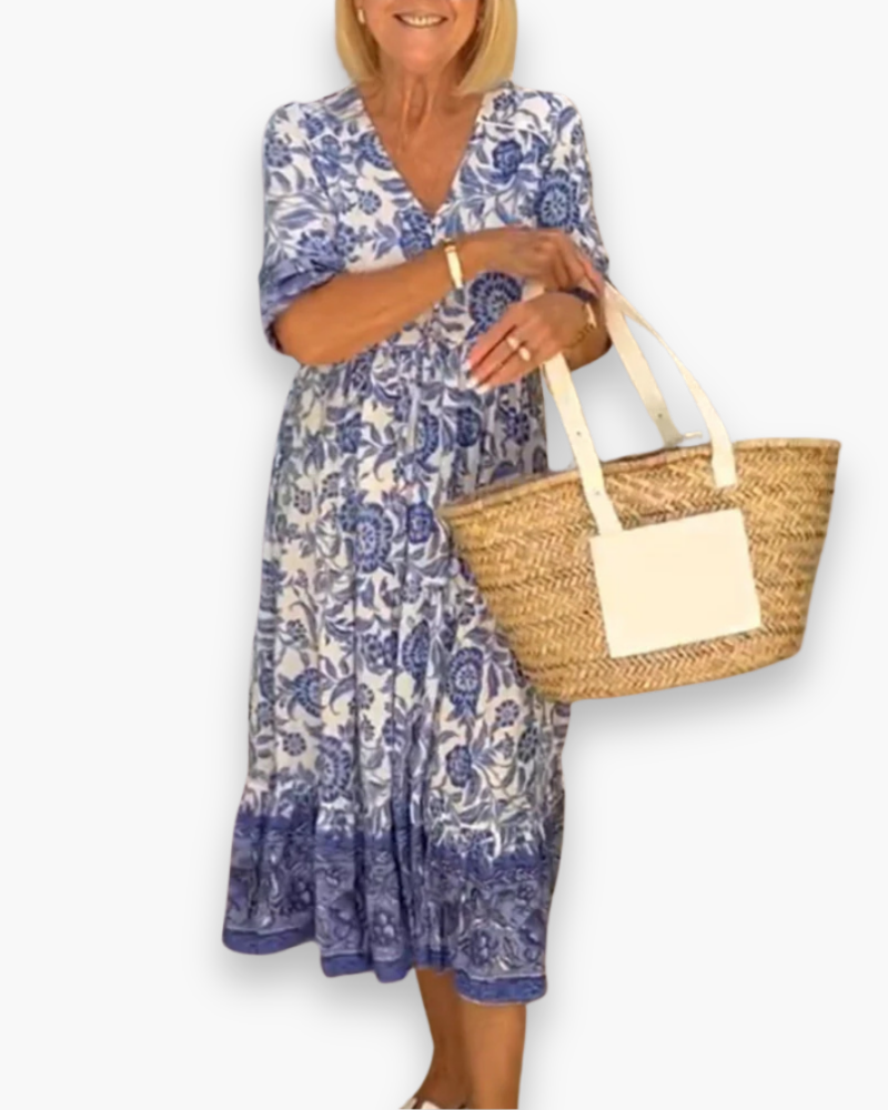 Robe fleurie élégante femme | Midi 1