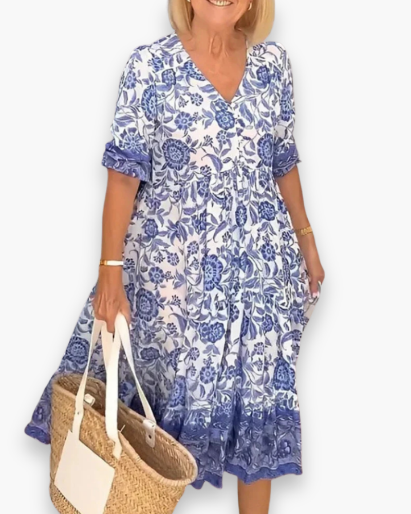 Robe fleurie élégante femme | Midi 2