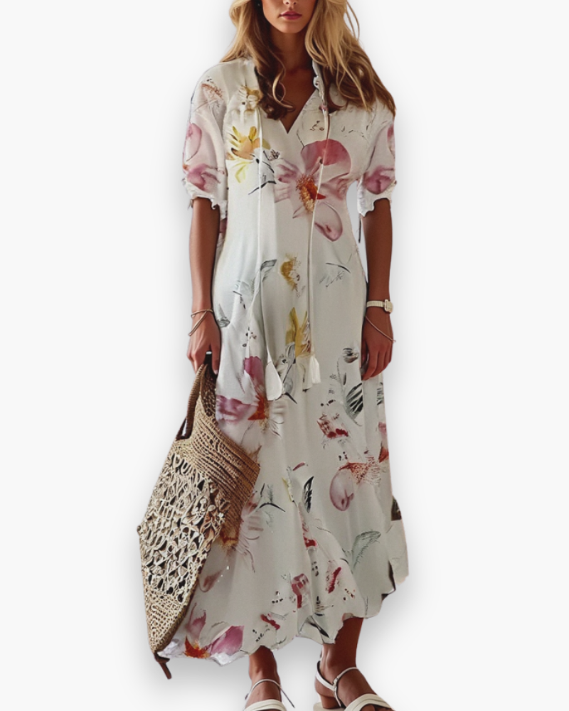 Robe longue bohème pour femme | Élégance d’été 1