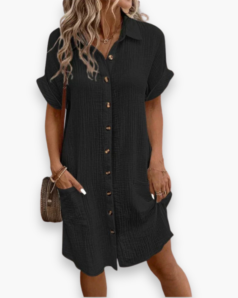 Robe polo boutonnée femme | Élégante et décontractée 1