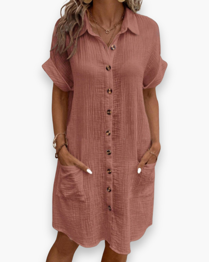Robe polo boutonnée femme | Élégante et décontractée 5