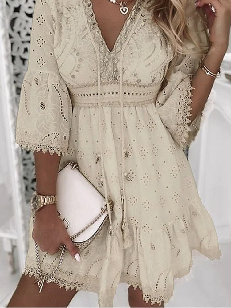 oralie - Robe chic et classique - Coupe intemporelle - Femme