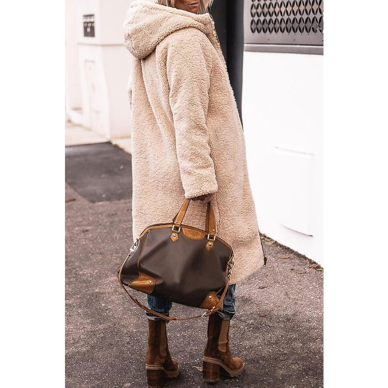 Brigitte | Doudoune Chic Longue Doublée Sherpa