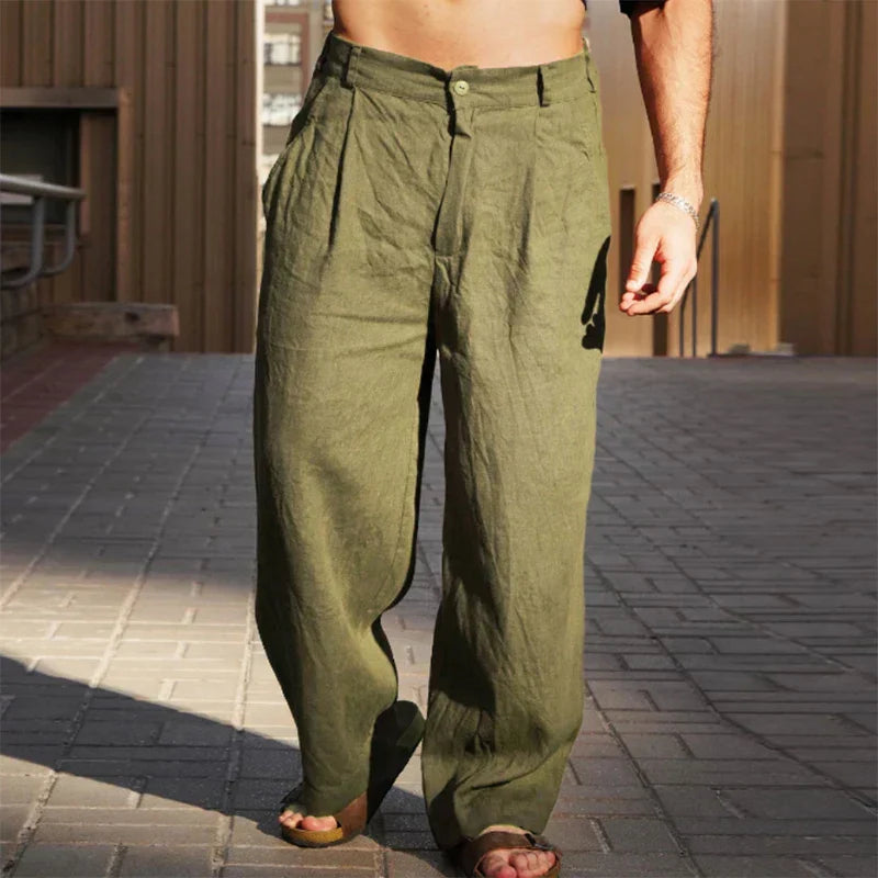 Sandrine - Pantalon en Lin Léger