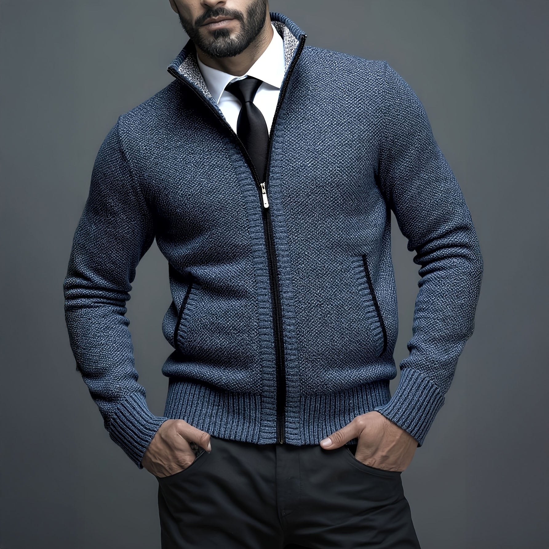 Hugo - Gilet Luxe Zippé Homme