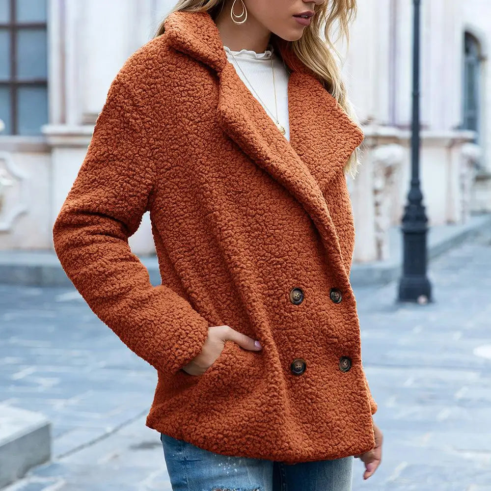 Nadine - Manteau Chic Court Croisé