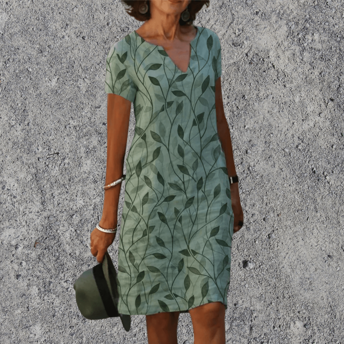 Zara - Robe D'été Élégante À Imprimé Floral Femme
