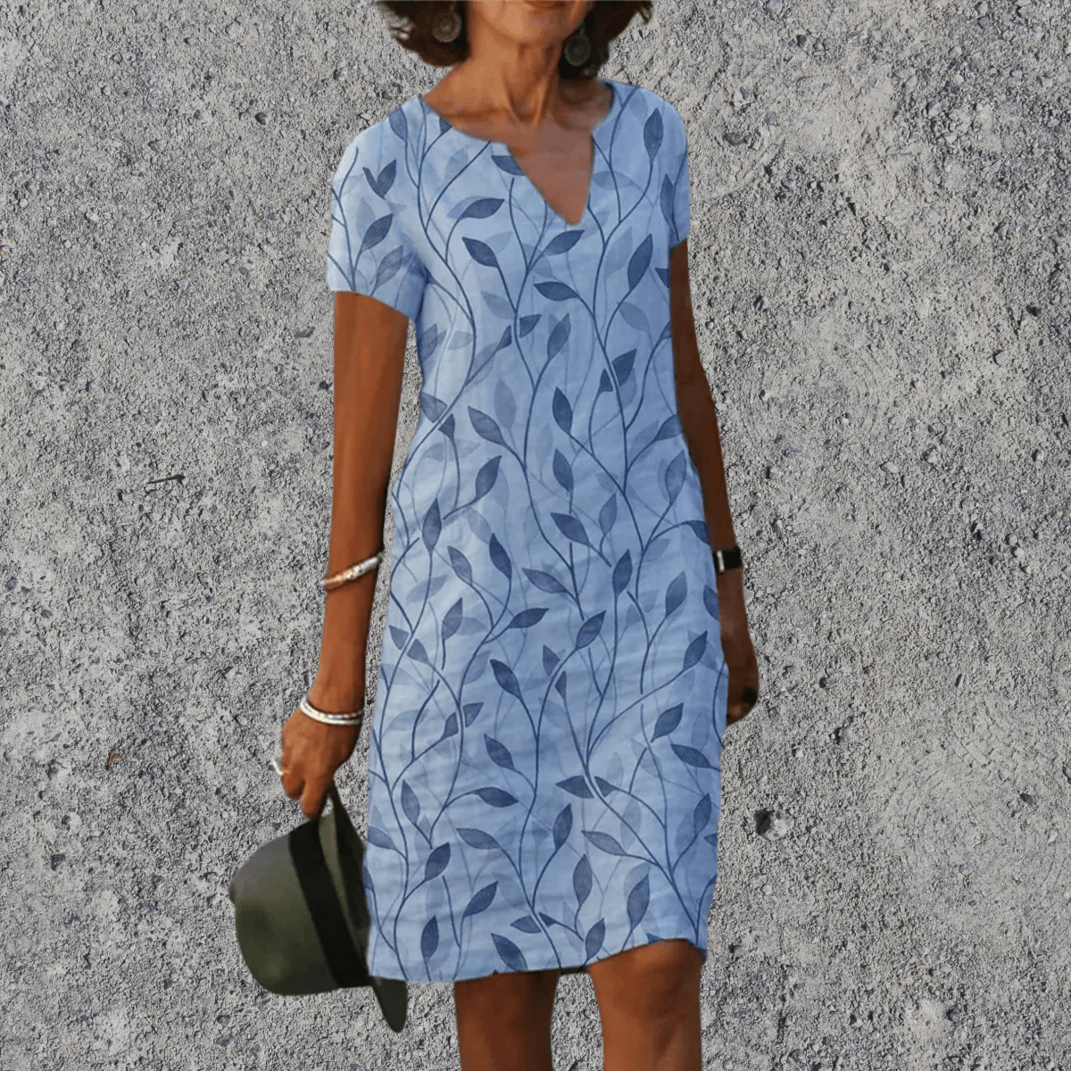 Zara - Robe D'été Élégante À Imprimé Floral Femme