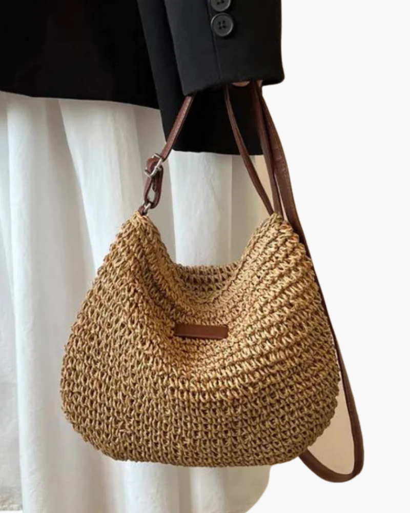 Sac à bandoulière élégant des femmes | Sac d'épaule tissé moderne 3
