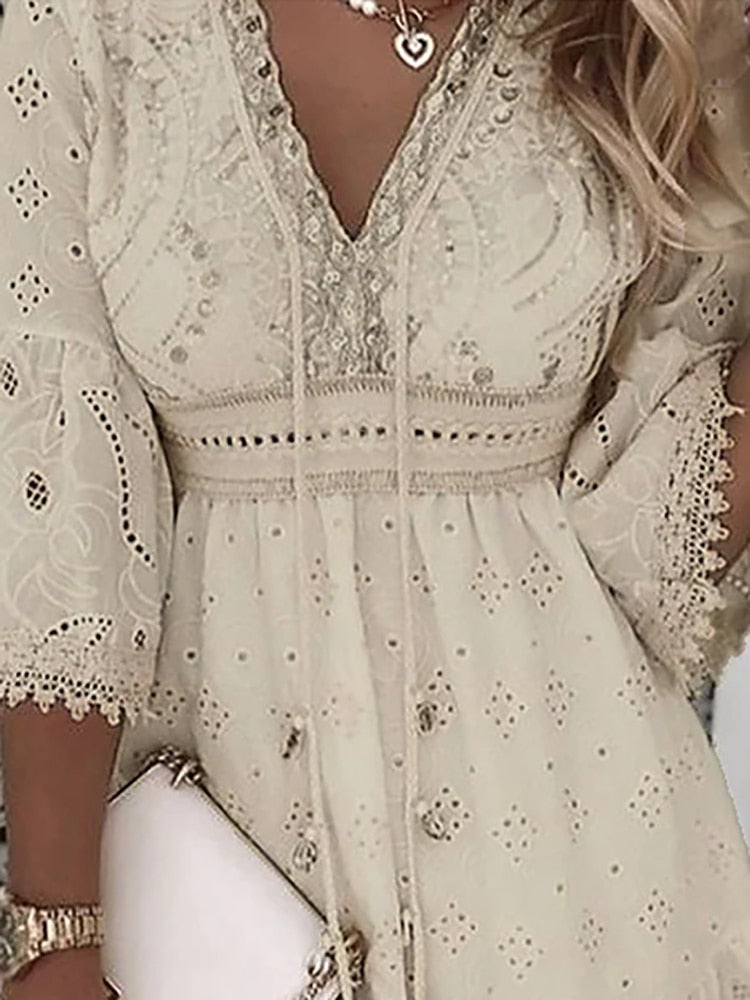 oralie - Robe chic et classique - Coupe intemporelle - Femme