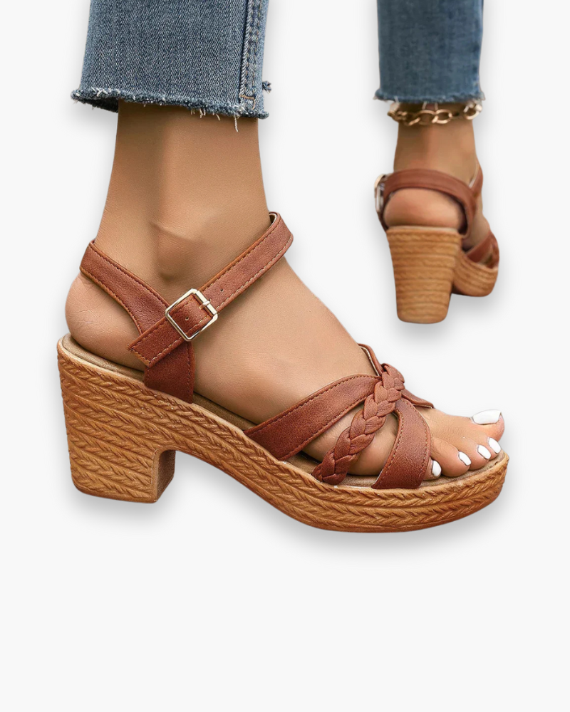 Sandales à talon confort femme | Style plateforme élégant 3
