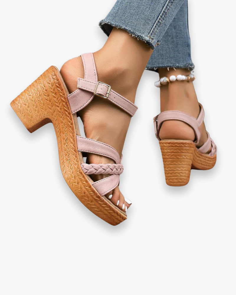 Sandales à talon confort femme | Style plateforme élégant 4