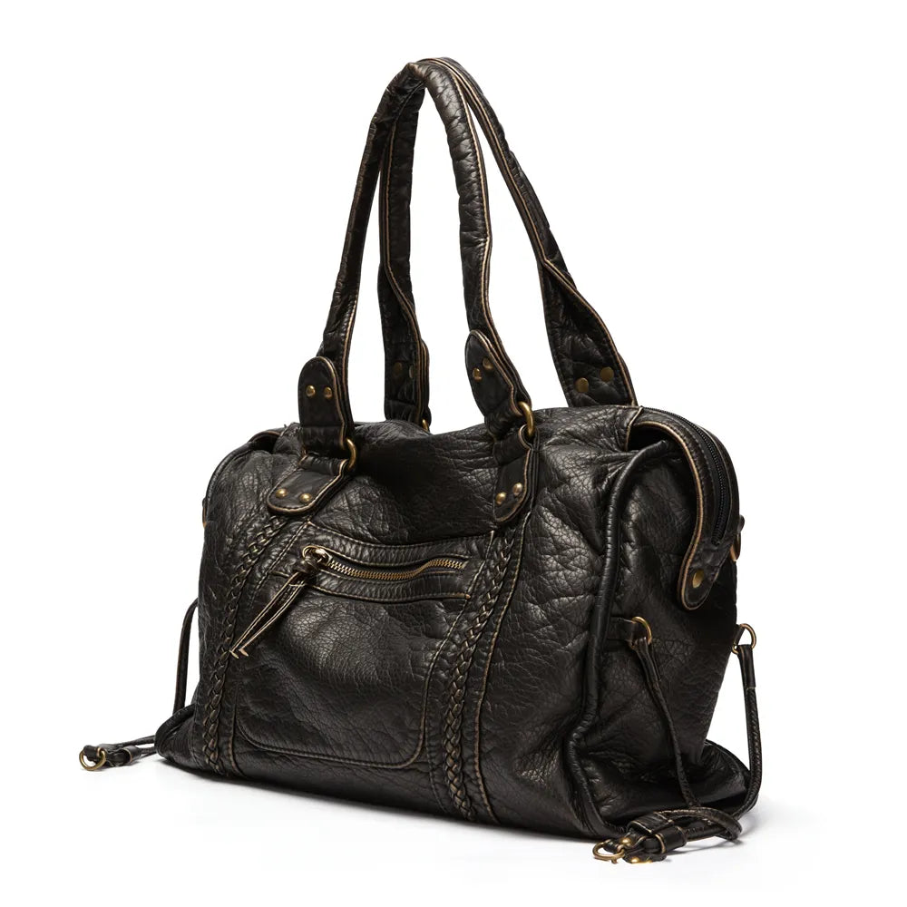 Marie - Sac Main Noir Femme