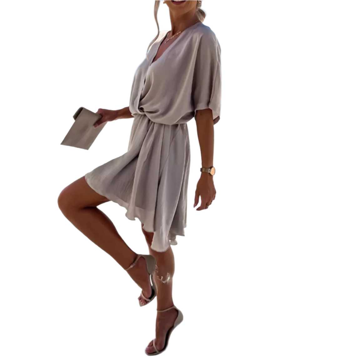 Suzanne - Robe d'été - Coton pur, Détails délicats - Femme
